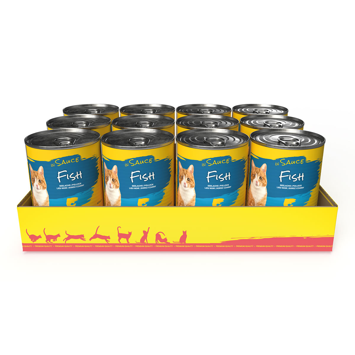 JosiCat Fish in Sauce 12x415g JosiCat Fish in Sauce 12x415g von JosiCat
