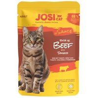 JosiCat Rich in Beef in Sauce 28x85g von JosiCat