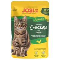 JosiCat Rich in Chicken in Sauce 28x85g von JosiCat