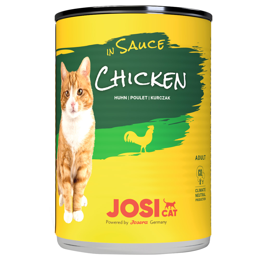 Sparpaket JosiCat in Soße 24 x 415 g - Huhn von JosiCat