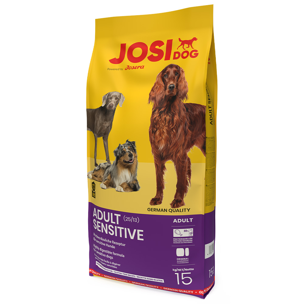 JosiDog Adult Sensitive - Sparpaket: 2 x 15 kg JosiDog Adult Sensitive - Sparpaket: 2 x 15 kg von JosiDog