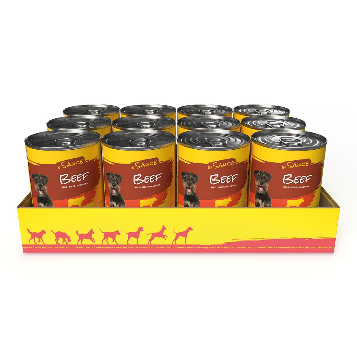 JosiDog Beef in Sauce 12x415g von JosiDog