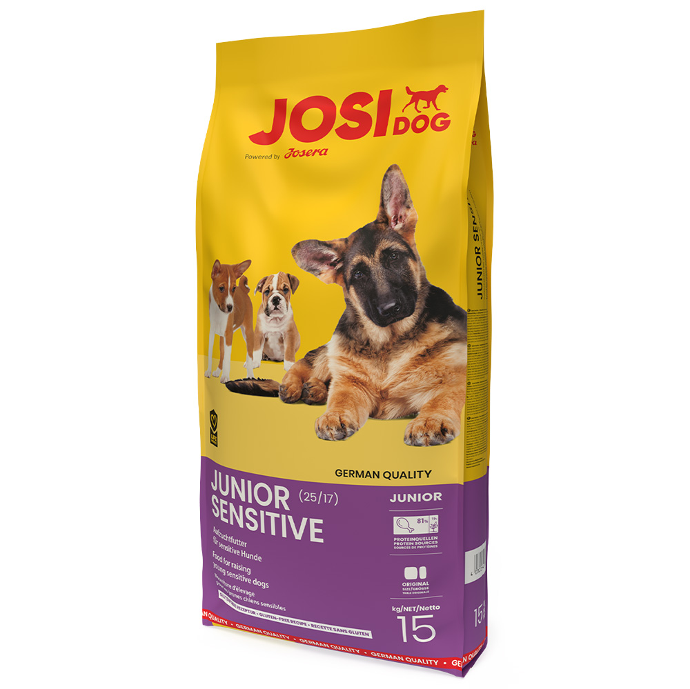 JosiDog Junior Sensitive - Sparpaket: 2 x 15 kg von JosiDog