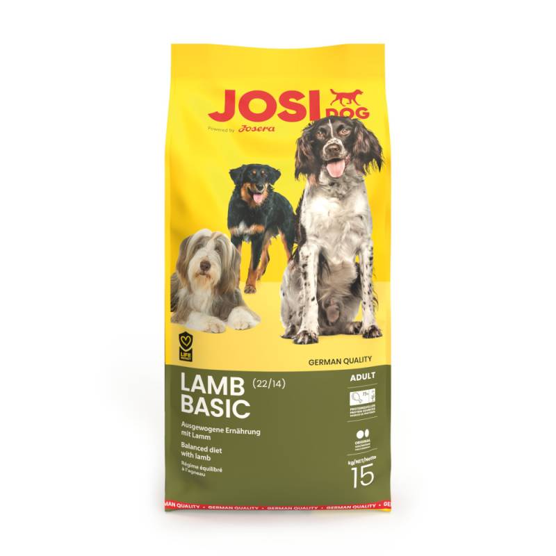JosiDog Lamm Basic - Sparpaket: 2 x 15 kg JosiDog Lamm Basic - Sparpaket: 2 x 15 kg von JosiDog