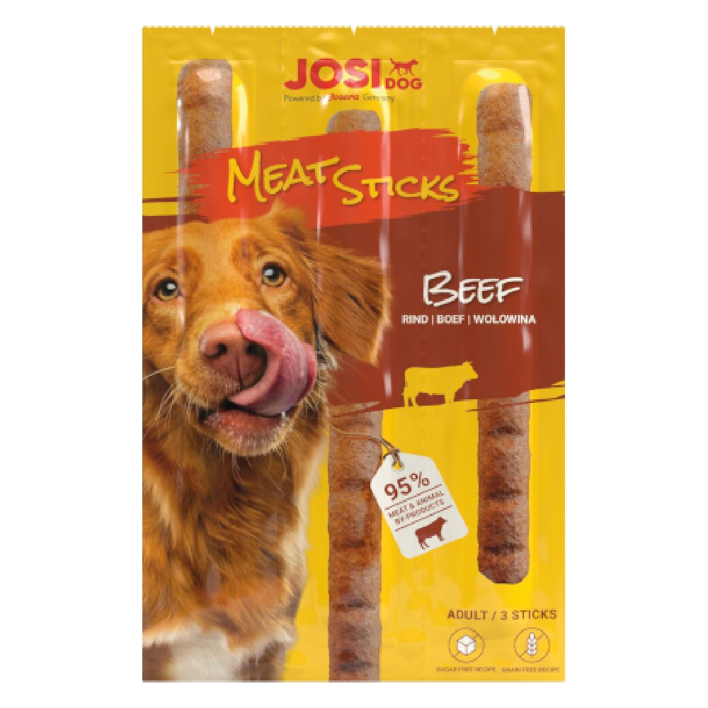 JosiDog Meat Sticks mit Rind - 33 g von JosiDog
