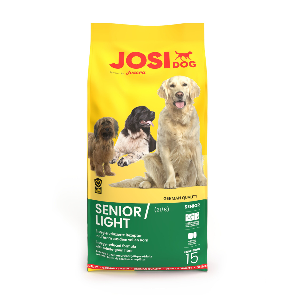 JosiDog Senior Light mit Huhn - Sparpaket: 2 x 15 kg von JosiDog