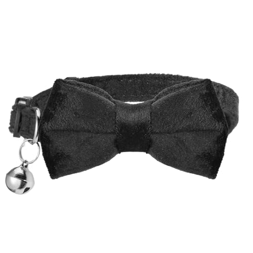 Hundehalsband mit Fliege, verstellbares Haustierhalsband für Hunde und Katzen, weiche Fliege mit Schnellverschluss-Schnalle, Haustierhalsband für kleine, mittelgroße und große Haustiere von Josojoou
