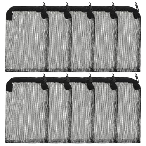 Josojoou 20 Stück Aquarium-Filter-Medientasche, Netz-Filterbeutel, wiederverwendbare Beutel mit Reißverschluss, 10,4 x 9,1 cm, wiederverwendbare Kohlefilterbeutel für Aquarien, Aktivkohle Josojoou 20 Stück Aquarium-Filter-Medientasche, Netz-Filterbeutel, wiederverwendbare Beutel mit Reißverschluss, 10,4 x 9,1 cm, wiederverwendbare Kohlefilterbeutel für Aquarien, Aktivkohle von Josojoou