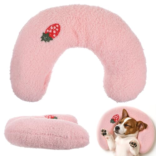 U-förmiges Kissen für Haustiere, weiches und flauschiges Haustier-Kissen, halber Donut-Kuscheltier mit niedlichem Stickmuster, kann den Hals des Haustieres unterstützen, maschinenwaschbar, geeignet U-förmiges Kissen für Haustiere, weiches und flauschiges Haustier-Kissen, halber Donut-Kuscheltier mit niedlichem Stickmuster, kann den Hals des Haustieres unterstützen, maschinenwaschbar, geeignet von Josojoou