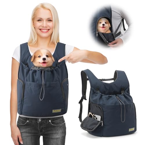 Hundetragerucksack, verstellbarer Haustier-Rucksack, belüfteter Netzstoff, Reiserucksack mit Reißverschluss-Seitenfenstern zum Wandern, Reisen, für kleine, mittelgroße Katzen und Hunde (max. 5,9 kg) Hundetragerucksack, verstellbarer Haustier-Rucksack, belüfteter Netzstoff, Reiserucksack mit Reißverschluss-Seitenfenstern zum Wandern, Reisen, für kleine, mittelgroße Katzen und Hunde (max. 5,9 kg) von JourCraf