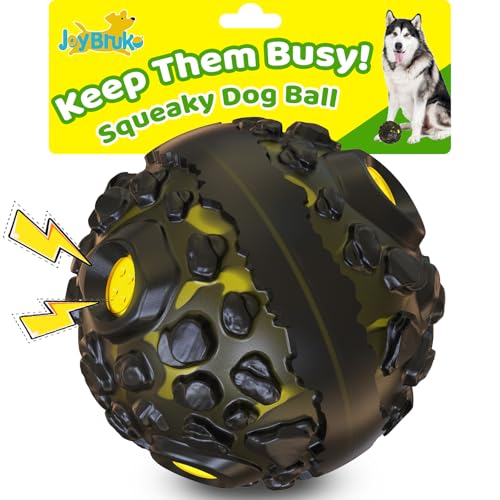 JoyBruko Hundeball für aggressive Kauer – Interaktives Hundespielzeug, Bälle mit lustigem Quietschgeräusch, um sie zu beschäftigen, langlebig für kleine, mittelgroße und große Rassen, Kauspielzeug aus JoyBruko Hundeball für aggressive Kauer – Interaktives Hundespielzeug, Bälle mit lustigem Quietschgeräusch, um sie zu beschäftigen, langlebig für kleine, mittelgroße und große Rassen, Kauspielzeug aus von JoyBruko