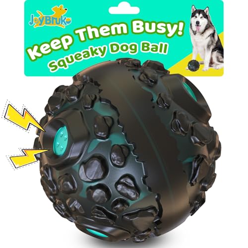 JoyBruko Hundeball für aggressive Kauer – Interaktives Hundespielzeug, Bälle mit lustigem Quietschgeräusch, um sie zu beschäftigen, langlebig für kleine, mittelgroße und große Rassen, Kauspielzeug aus JoyBruko Hundeball für aggressive Kauer – Interaktives Hundespielzeug, Bälle mit lustigem Quietschgeräusch, um sie zu beschäftigen, langlebig für kleine, mittelgroße und große Rassen, Kauspielzeug aus von JoyBruko