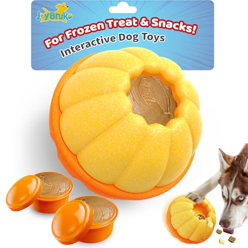 JoyBruko Interaktives Hundespielzeug für aggressive Kauer, kein Öl nötig, glattes Schrauben, gefrorenes Leckerli-Spielzeug, um sie für kleine, mittelgroße und große Rassen zu beschäftigen JoyBruko Interaktives Hundespielzeug für aggressive Kauer, kein Öl nötig, glattes Schrauben, gefrorenes Leckerli-Spielzeug, um sie für kleine, mittelgroße und große Rassen zu beschäftigen von JoyBruko
