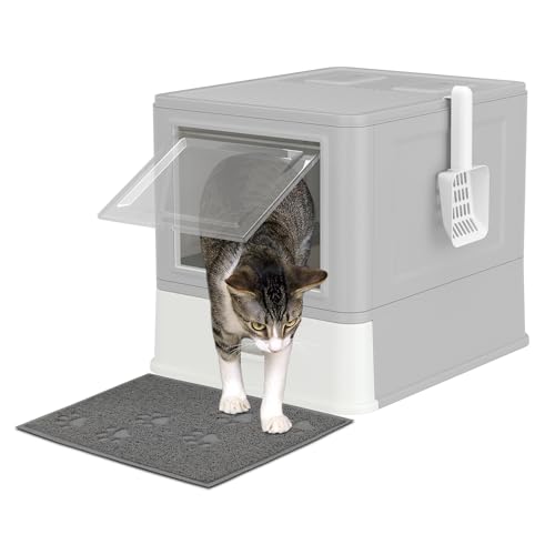 JoyPlus Katzentoilette mit Deckel, Jumbo-Enclosed Top Entry Anti-Splashing Toilet, Leicht zu Reinigen Inklusive Streuschaufel JoyPlus Katzentoilette mit Deckel, Jumbo-Enclosed Top Entry Anti-Splashing Toilet, Leicht zu Reinigen Inklusive Streuschaufel von JoyPlus