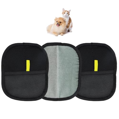 Joyan Fellmagnet, Static Pet Hair Remover Glove, Hundehaar Katzenhaar Handschuh, Wiederverwendbare Handschuhe zur Tierhaarentfernung, Tierhaarentferner zum Reinigen von Kleidung und Möbeln von Joyan