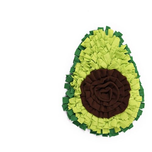 Schnüffelteppich Hund Futtermatte Schnüffeldecke Hundespielmatte - Hundematte Snuffle Pad in Avocado Faltbares Pet Sniffing Mat Trainingsmatte, für Haustier Hunde Katzen (Grün, 1 Stück) von Joyes