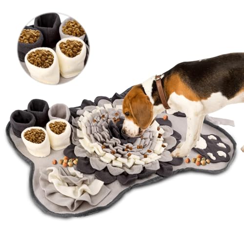 Schnüffelteppich für Hunde, Interaktives Hundespielzeug, Waschbar Trainingsmatte, Trainingsmatte für Haustier für Hunde jeder Größe von Joyes