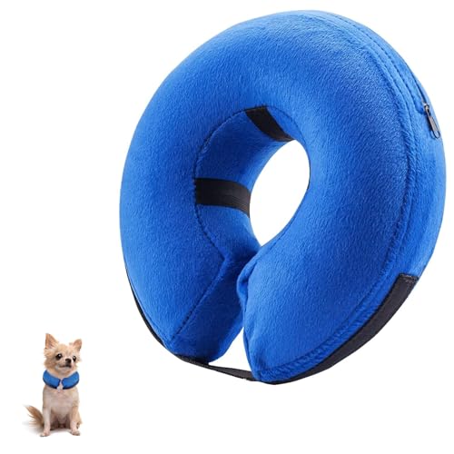 JOYFAST Aufblasbares Hundehalsband - Weiches Genesungs-Kegelhalsband für Hunde und Katzen, Visionfreundliche Alternative zu E-Halsbändern Passend für kleine, mittelgroße und große Haustiere JOYFAST Aufblasbares Hundehalsband - Weiches Genesungs-Kegelhalsband für Hunde und Katzen, Visionfreundliche Alternative zu E-Halsbändern Passend für kleine, mittelgroße und große Haustiere von Joyfast