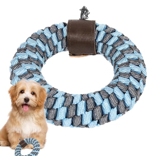Joyivike 1/4 Stück Haustier-Hunde-Kauspielzeug, Seil-Hundespielzeug Für Kleine Hunde, Bissfester Ring-Haustier-Hundespielzeug von Joyivike
