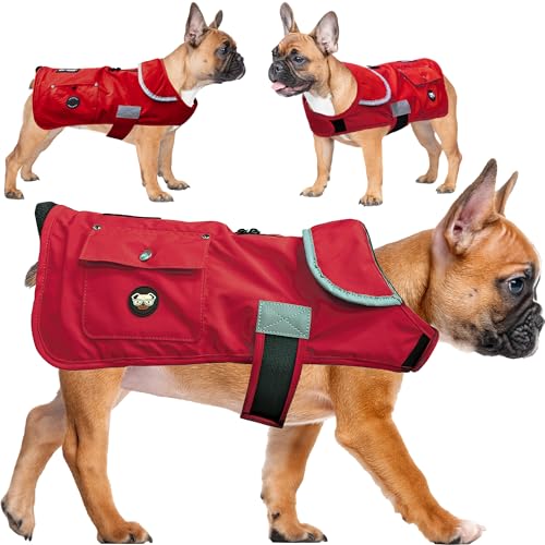 Joyride Harness FrostFlex Winter-Hundejacke, Fleece-gefüttert und wasserabweisend, Schneeanzug mit Taschen für Leckerlis und Kotbeutel, strapazierfähiger Hundemantel für kaltes Wetter Joyride Harness FrostFlex Winter-Hundejacke, Fleece-gefüttert und wasserabweisend, Schneeanzug mit Taschen für Leckerlis und Kotbeutel, strapazierfähiger Hundemantel für kaltes Wetter von Joyride Harness
