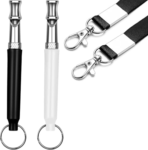 Joysuelly 2 Stück Hundepfeife Hochfrequenz Lautlos, Lautlose Hundepfeife Rückruf Gegen Bellen Erziehungshilfen für Hunde Pfeifen Hundezubehör Hundetraining Whistle Antibell für Hunde Training Joysuelly 2 Stück Hundepfeife Hochfrequenz Lautlos, Lautlose Hundepfeife Rückruf Gegen Bellen Erziehungshilfen für Hunde Pfeifen Hundezubehör Hundetraining Whistle Antibell für Hunde Training von Joysuelly