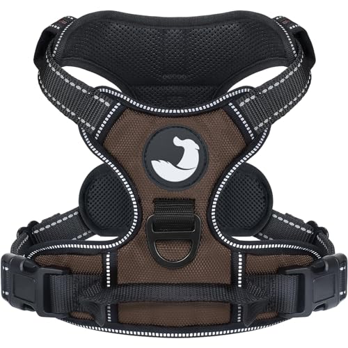 Joytale Hundegeschirr mittelgroße Hunde, reflektierendes Geschirr Hund,luftdurchlässige Anti Zug Hundegeschirr, verstellbares Brustgeschirr mit Griff beim Führen und Training, Braun, S Joytale Hundegeschirr mittelgroße Hunde, reflektierendes Geschirr Hund,luftdurchlässige Anti Zug Hundegeschirr, verstellbares Brustgeschirr mit Griff beim Führen und Training, Braun, S von Joytale