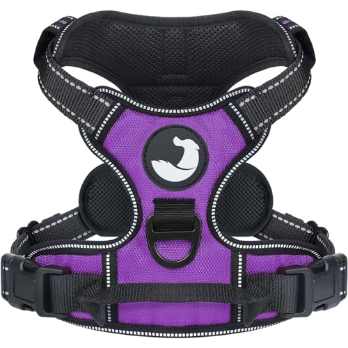 Joytale Hundegeschirr mittelgroße Hunde, reflektierendes Geschirr Hund,luftdurchlässige Hundegeschirr, verstellbares Brustgeschirr mit Griff beim Führen und Training, Lila, M Joytale Hundegeschirr mittelgroße Hunde, reflektierendes Geschirr Hund,luftdurchlässige Hundegeschirr, verstellbares Brustgeschirr mit Griff beim Führen und Training, Lila, M von Joytale
