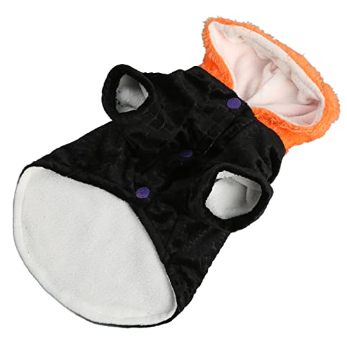 Hunde-Plüschkleidung, Dick Gepolstertes Polyester, Extra Warm, Bequem, Weiche Plüsch-Hundejacke, Dicke Polsterung, Gemütliche Gepolsterte Polyester-Hundebekleidung für Kaltes (L) von Joyzan