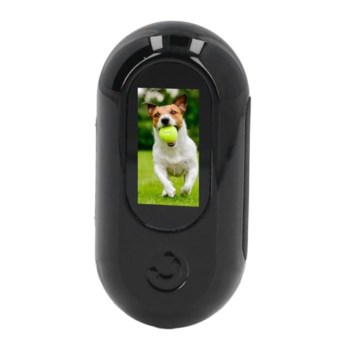 Joyzan PET Kragenkamera, 1080p HD Katzenhundkamera mit JPEG Photo AVI Video Format 120 Grad Objektiv OTG Anschluss Einstellbarer Magnetisch No WiFi Silicon Sport Monitor Reduzierte (Schwarz) von Joyzan