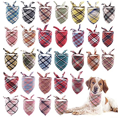 JpGdn 100 Stück/Packung Halstücher für kleine Hunde, kariert, groß, Halstuch, Dreieckstücher, Schals, zufälliges Muster für Jungen und Mädchen, mittelgroße Katze, Hundewelpen, Fellpflege-Kostüm JpGdn 100 Stück/Packung Halstücher für kleine Hunde, kariert, groß, Halstuch, Dreieckstücher, Schals, zufälliges Muster für Jungen und Mädchen, mittelgroße Katze, Hundewelpen, Fellpflege-Kostüm von JpGdn