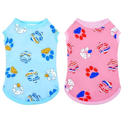 JpGdn Hunde-Shirts, patriotische T-Shirts, amerikanische Flagge, Unabhängigkeitstag, Partys, Paraden für kleine Hunde, Welpen, Mädchen, Jungen, Rosa, Blau, ärmelloses Tank-Top, für Männer und Frauen JpGdn Hunde-Shirts, patriotische T-Shirts, amerikanische Flagge, Unabhängigkeitstag, Partys, Paraden für kleine Hunde, Welpen, Mädchen, Jungen, Rosa, Blau, ärmelloses Tank-Top, für Männer und Frauen von JpGdn