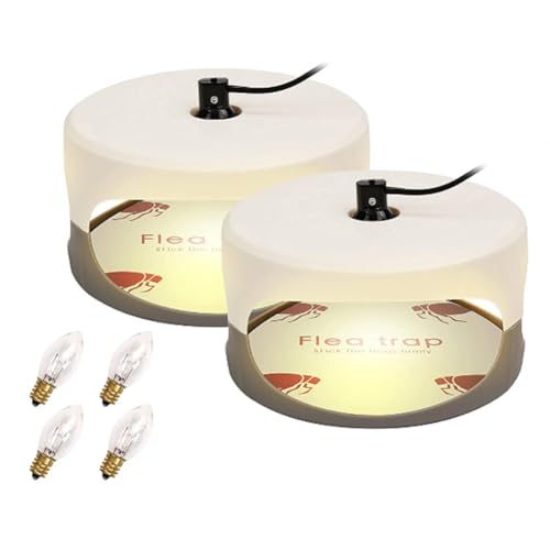 Jrpzcv 2er-Pack Flohfallen für Den Innenbereich Ihres Hauses, Innenbettwanzenfalle mit Lampen, Haustier- und Kinderfreundliche Klebrige Lichtfalle mit EU-Stecker Jrpzcv 2er-Pack Flohfallen für Den Innenbereich Ihres Hauses, Innenbettwanzenfalle mit Lampen, Haustier- und Kinderfreundliche Klebrige Lichtfalle mit EU-Stecker von Jrpzcv