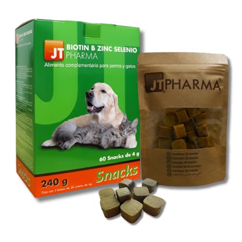 Biotin B Zink-Selen, 60 Snack, 4 g, Ergänzungsfuttermittel für Hunde und Katzen Biotin B Zink-Selen, 60 Snack, 4 g, Ergänzungsfuttermittel für Hunde und Katzen von Jtpharma