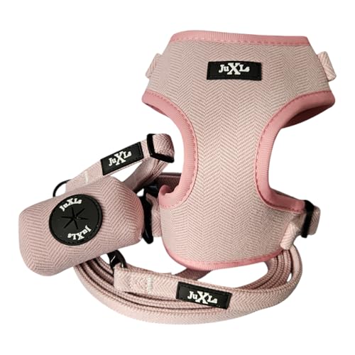 Hundeset, Halsband, Leine, Beutelspender, Geschirrset, Geschenk Hund, schick, praktisch, Everyday, Dog School, kleine Hunde bis 10kg, Everyday for Everyone, Starterset (Rosa) von JuXLs