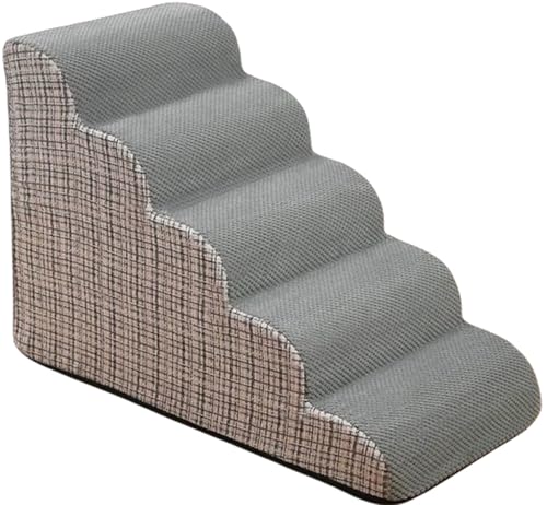 Haustiertreppe Hundetreppe Für Sofas Und Betten 2/3/4/5 Stufen,rutschfest Mit Waschbarem Abdeckung,Hundetreppe Für Kleine Hunde Hochwertige Schwamm,Hunderampe Für Kurzbeiniger Hund A,72 * 40 * 52CM Haustiertreppe Hundetreppe Für Sofas Und Betten 2/3/4/5 Stufen,rutschfest Mit Waschbarem Abdeckung,Hundetreppe Für Kleine Hunde Hochwertige Schwamm,Hunderampe Für Kurzbeiniger Hund A,72 * 40 * 52CM von JuanNest