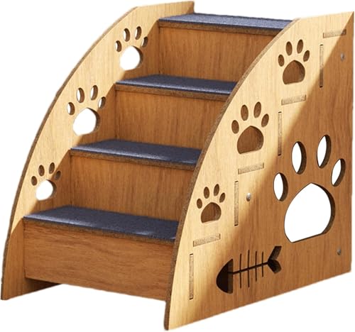 Hundetreppe Für Kleine Hunde,2/3/4-Stufige Hundetreppe Für Betten Oder Couches,Holztreppe Für Oder Mittelgroße Haustiere, Haustiertreppe Für Alte Katzen,Kleintiere,Einfach Montieren 30×45×40CM Hundetreppe Für Kleine Hunde,2/3/4-Stufige Hundetreppe Für Betten Oder Couches,Holztreppe Für Oder Mittelgroße Haustiere, Haustiertreppe Für Alte Katzen,Kleintiere,Einfach Montieren 30×45×40CM von JuanNest