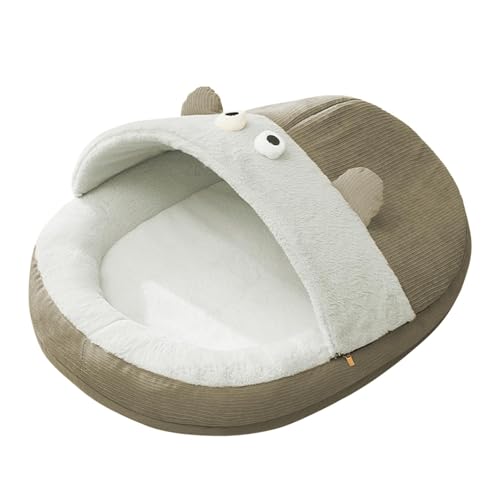 Covered Cat Bed, Cat Slipper Cave, Plush Cat House, Soft Cats Bed, Small Plush Cats House with Tent Design, Washable Covered Cats Bed for Pets, Perfect for Puppies and Kittens Covered Cat Bed, Cat Slipper Cave, Plush Cat House, Soft Cats Bed, Small Plush Cats House with Tent Design, Washable Covered Cats Bed for Pets, Perfect for Puppies and Kittens von Jubepk