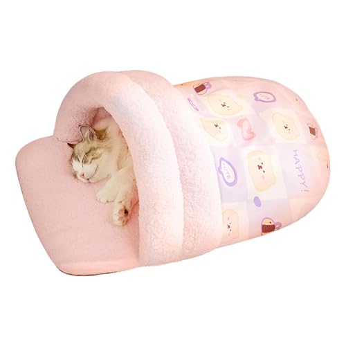 Gemütliche Tasche | Katzen-Kuschelschlafsack | warmes Nest | Schlafsack für Katzen, warme Hundebox-Matte, Winter, niedliches Kaninchen, Kätzchen, kuschelig, verdicktes Bett für Indoor-Katzen, Hunde, Gemütliche Tasche | Katzen-Kuschelschlafsack | warmes Nest | Schlafsack für Katzen, warme Hundebox-Matte, Winter, niedliches Kaninchen, Kätzchen, kuschelig, verdicktes Bett für Indoor-Katzen, Hunde, von Jubepk