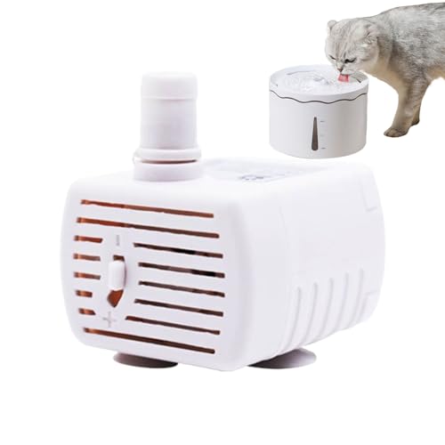 Haustier Wasserbrunnenpumpe - Automatisches Tauchpumpen für Frischzirkulation, Multifunktionsmotor mit kontinuierlichem Durchfluss, Haustierzubehör für Welpen, Kätzchen, Kleintiere, 1,3 Zoll Haustier Wasserbrunnenpumpe - Automatisches Tauchpumpen für Frischzirkulation, Multifunktionsmotor mit kontinuierlichem Durchfluss, Haustierzubehör für Welpen, Kätzchen, Kleintiere, 1,3 Zoll von Jubepk