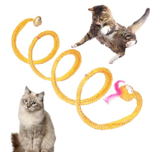 Jubepk Creative Kitten Catnip Tube, Cat Play Tunnel, Interactive Toys for Indoor and Outdoor Activity, Foldable Spiral Tunnel Catnip and Feather 11.42x41.73 inches Jubepk Creative Kitten Catnip Tube, Cat Play Tunnel, Interactive Toys for Indoor and Outdoor Activity, Foldable Spiral Tunnel Catnip and Feather 11.42x41.73 inches von Jubepk