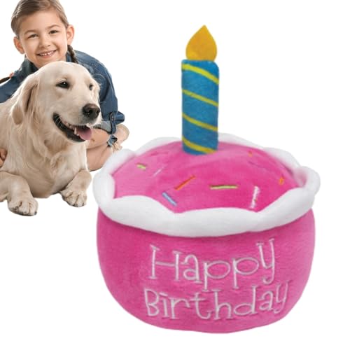 Jubepk Hundegeburtstagskuchenspielzeug – niedlicher Kuchen Plüschtier | Junge Mädchen Hund Geburtstag Waschbar Welpe Kuchen Welpen Cupcake Plüsch Kauspielzeug Hund Geburtstag Party Supplies für Jubepk Hundegeburtstagskuchenspielzeug – niedlicher Kuchen Plüschtier | Junge Mädchen Hund Geburtstag Waschbar Welpe Kuchen Welpen Cupcake Plüsch Kauspielzeug Hund Geburtstag Party Supplies für von Jubepk