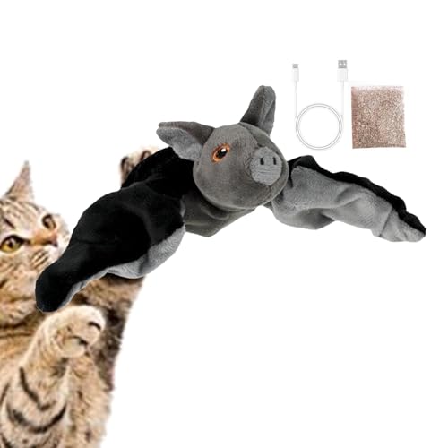 Jubepk Katze Katzenminze Spielzeug, Katzenminze Spielzeug für Katzen, Katzenminze Gefülltes Spielzeug, Katzenminze Stofftier, Intelligentes Quietschspielzeug, Bewegung Aktiviertes Interaktives Jubepk Katze Katzenminze Spielzeug, Katzenminze Spielzeug für Katzen, Katzenminze Gefülltes Spielzeug, Katzenminze Stofftier, Intelligentes Quietschspielzeug, Bewegung Aktiviertes Interaktives von Jubepk