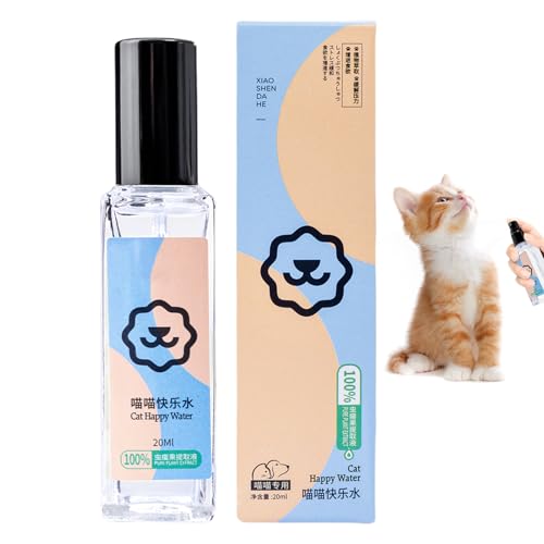 Jubepk Katzenminze-Spray, beruhigender Nebel, 2,4 x 10,9 cm, natürliches Katzenminze-Trainingsspray, beruhigende Verhaltenshilfeformel, 20 ml, für Katzen, Kätzchen, Spielzeug, Betten, Kratzbäume Jubepk Katzenminze-Spray, beruhigender Nebel, 2,4 x 10,9 cm, natürliches Katzenminze-Trainingsspray, beruhigende Verhaltenshilfeformel, 20 ml, für Katzen, Kätzchen, Spielzeug, Betten, Kratzbäume von Jubepk
