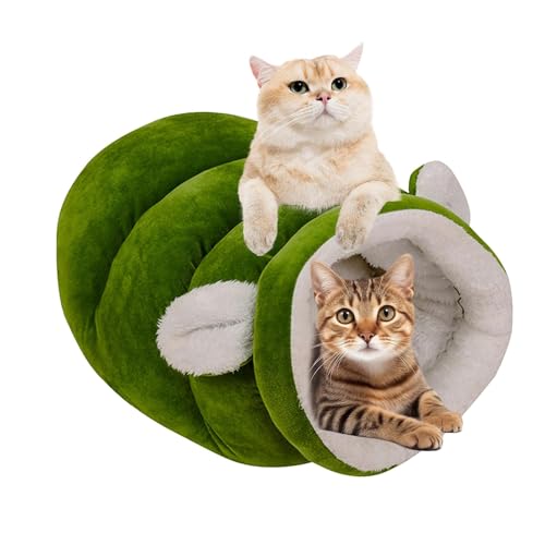Jubepk Katzennest Bett, Winter-Katzenbett, Katzenschlafsack, Hundeschlafsack, gemütliches Winter-Katzenbett mit Höhlen-Design für ultimative Wärme und Komfort, tragbarer Katzenschlafsack, Jubepk Katzennest Bett, Winter-Katzenbett, Katzenschlafsack, Hundeschlafsack, gemütliches Winter-Katzenbett mit Höhlen-Design für ultimative Wärme und Komfort, tragbarer Katzenschlafsack, von Jubepk