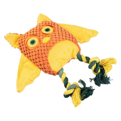 Jubepk Owl Dog Toy, Dog Squeaky Toy, Tough Plush Chew Device for Puppies, Cute Interactive Play and Training Tool, 8.66x8.66 inches Ideal for Aggressive Chewers, Multicolor Jubepk Owl Dog Toy, Dog Squeaky Toy, Tough Plush Chew Device for Puppies, Cute Interactive Play and Training Tool, 8.66x8.66 inches Ideal for Aggressive Chewers, Multicolor von Jubepk
