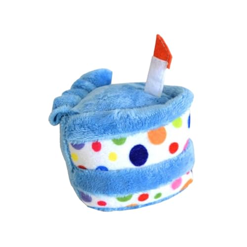 Jubepk Quietschspielzeug für Hunde,Quietschspielzeug für Hunde,Süßes Hunde-Kuscheltier-Kauspielzeug im Geburtstagskuchen - Kauspielzeug für Welpen, Spielzeug mit Plüschgeräuschen, bissfestes, lustiges Jubepk Quietschspielzeug für Hunde,Quietschspielzeug für Hunde,Süßes Hunde-Kuscheltier-Kauspielzeug im Geburtstagskuchen - Kauspielzeug für Welpen, Spielzeug mit Plüschgeräuschen, bissfestes, lustiges von Jubepk