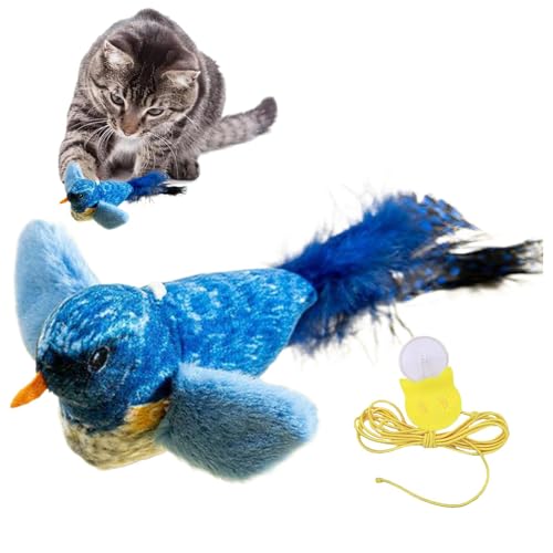 Jubepk Zwitschern Vogelspielzeug, Interaktives Katzenspielzeug, Realistisches Vogelzwitschern, Kätzchenspielzeug Vogel, Touch-Aktiviertes Spielzeug, Katzenübungsspielzeug, Niedliche Katzenminze Jubepk Zwitschern Vogelspielzeug, Interaktives Katzenspielzeug, Realistisches Vogelzwitschern, Kätzchenspielzeug Vogel, Touch-Aktiviertes Spielzeug, Katzenübungsspielzeug, Niedliche Katzenminze von Jubepk