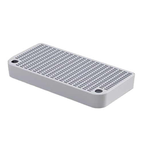 Litter Box Step, Double-Layered Litter Trapper with Filter Function, Waterproof Pet Ramp Pedal, 12.6x6.3x1.57 inches, Non-Slip Toilet Accessory for Cats, Bunnies, and Small Animals von Jubepk