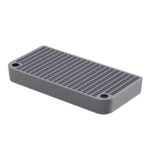 Litter Box Step, Double-Layered Litter Trapper with Filter Function, Waterproof Pet Ramp Pedal, 12.6x6.3x1.57 inches, Non-Slip Toilet Accessory for Cats, Bunnies, and Small Animals von Jubepk
