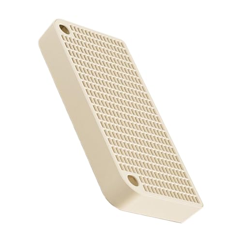 Litter Box Step, Double-Layered Litter Trapper with Filter Function, Waterproof Pet Ramp Pedal, 12.6x6.3x1.57 inches, Non-Slip Toilet Accessory for Cats, Bunnies, and Small Animals von Jubepk
